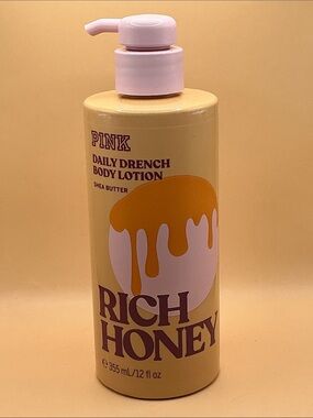PINK Victoria’s Secret Rich Honey Daily Drench Body Lotion 12 oz NEW